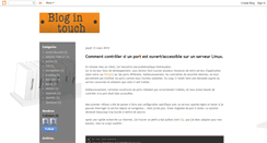 Desktop Screenshot of blogintouch.com